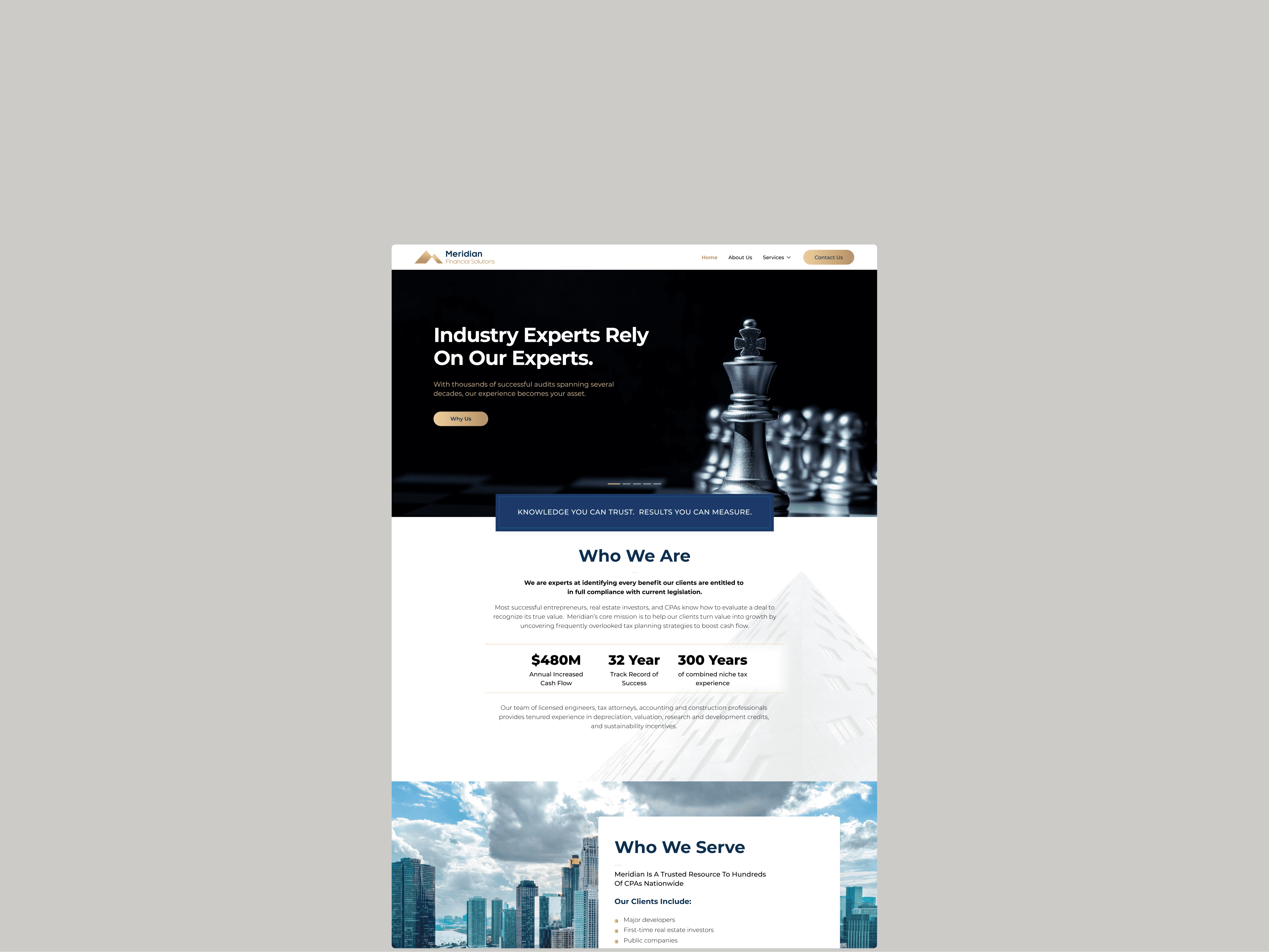 Meridian Finance screen 1